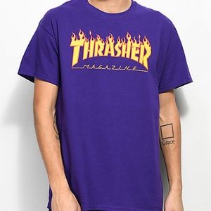 THRASHER PURPLE T-SHIRT